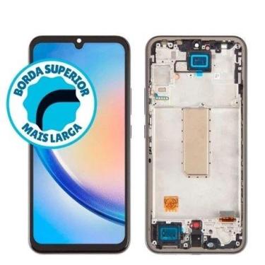 Imagem de Tela frontal touch display s a34 orig c/a vivid (lcd maior) - COMPATIV