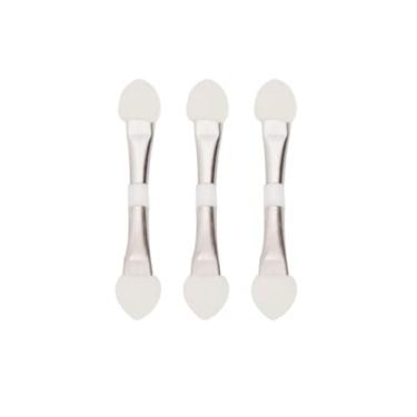 Imagem de WOIWO 30 peças pincel de sombra de duas extremidades pincel portátil para maquiagem de olhos aplicador de cabeça de esponja