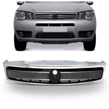 Imagem de Grade Radiador Palio Zoião 2004 a 2007 Cromado S/Emblema - SP ACESSÓRI