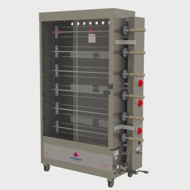 Imagem de Assador Rotativo à Gás Para 30 Frangos Infravermelho Pr-631 Un Style Progás