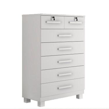 Imagem de Cômoda New Barcelona 7 Gavetas Benetil Branco