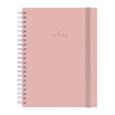 Imagem de Caderno Universitário Plus Solid Colors Rosê 12 Matérias