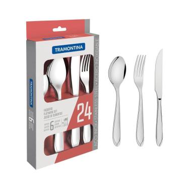 Imagem de Faqueiro Tramontina Inox Facas Churrasco Laguna 24 Pç