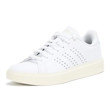 Imagem de adidas Tênis feminino Advantage 2.0, Branco/Azul/Off White, 33