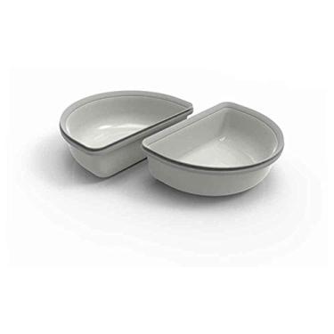 Imagem de SureFeed Tigela Cinza (2 peças de 200 ml) - Adaptável para Alimentador Inteligente Sure PetCare para Cachorros e Gatos