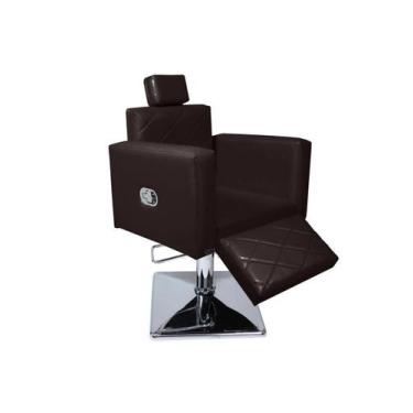 Imagem de Poltrona/Cadeira EVIDENCE MAKE Hidráulica Reclinável para Salão de Bel