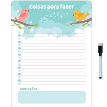 Imagem de Lousa Imã Planner Mensal Magnético com Caneta P/Geladeira(9)