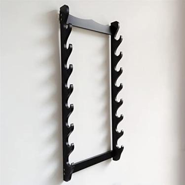 Imagem de Suporte de espada suporte para pendurar na parede, suporte para katana, suporte para espadas de várias camadas, prateleiras para armas de 1 a 12 camadas, suporte para espadas de artes marciais