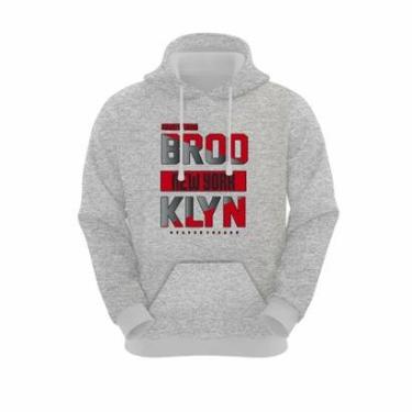 Imagem de Moletom Canguru Unissex Inverno Algodão Blusa de Frio Capuz Bolso-Unissex