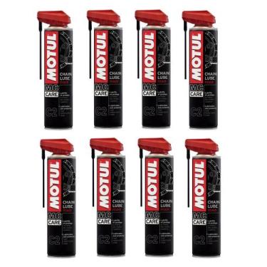 Imagem de Óleo Lubrificante Corrente MOTO BIKE Motul Road C2 400ml 8 UNIDADES