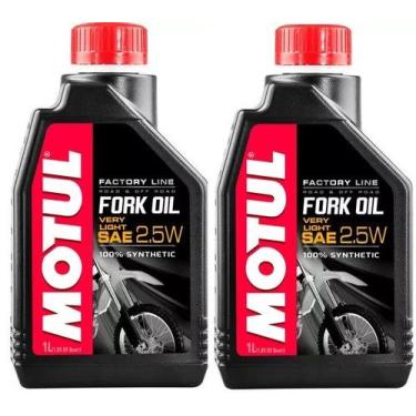 Imagem de Oleo moto motul fork oil factory vl 2,5w - 1l 2 unidades