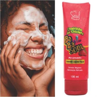 Imagem de Sabonete Liquido Facial com Cheiro de Melancia BabaSoul 100ml - NoBran