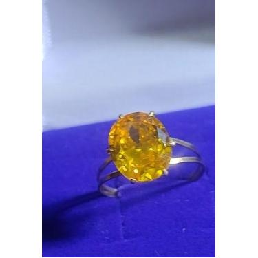 Imagem de Anel debutante 10 mm x 8 mm  Solitário Ouro 18 Kilates 2.00 Gramas Ped