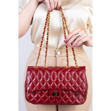 Imagem de Bolsa de couro matelassê quilted Penélope-Feminino