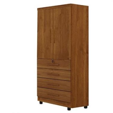 Imagem de Roupeiro Conjugado 2 Portas 4 Gavetas New Maia Benetil - Benetil Móvei