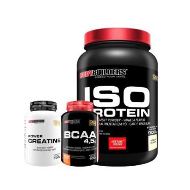 Imagem de Kit Iso Protein 900G+ Bcaa 100G Tangerina+ Power - Bodybuilders