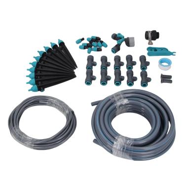 Imagem de Automático de Rega de Plantas de Pátio, Kit de Irrigação por Gotejamento Com Mangueira de Tubulação, Bico Ajustável, de Rega de Jardim para o Jardim da Lei do Quintal