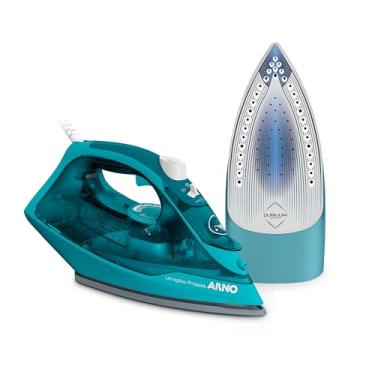 Imagem de Ferro a Vapor Arno Ultragliss Protect com Base Durilium Airglide, Deslizamento mais Rápido, Maior Resistência e Triplo Desligamento Automático, 1750W, Turquesa, FUP1, 220V