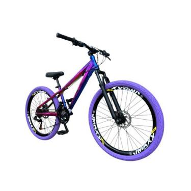 Imagem de Bicicleta 26 Gta Rebel Freeride Cor Camaleão 21v Aros Vmaxx Freio Disc