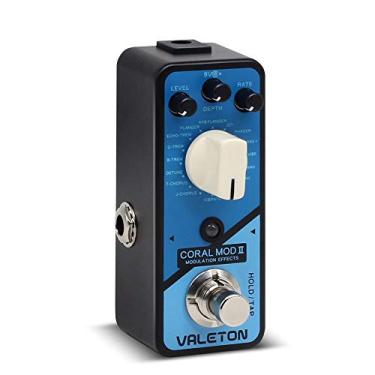 Imagem de Valeton Coral Mod Ii Digital Modulação Chorus Flanger Phaser Univibe Tremolo Lofi Multi Efeitos Guitarra Baixo Pedal