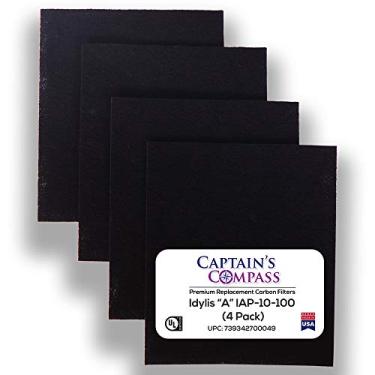 Imagem de CAPTAIN'S COMPASS Aftermarket Idylis A para purificadores de ar da série IAP-10-100, Preto, 4