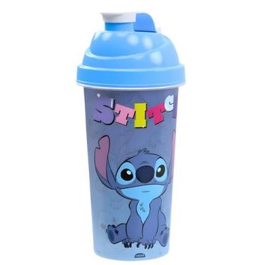 Imagem de Shakeira Garrafa Stitch Plástico 580ml Resistente Com Tampa - Plasútil