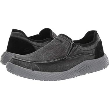 Imagem de Mocassim masculino Skechers Relsen Vence, Preto, 9.5