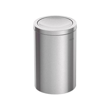 Imagem de Lixeira Tramontina Swing Basculante 20l Redonda Inox Acetinado Unica