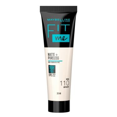 Imagem de Base Líquida Maybelline NY Fit Me Matte FPS22 Cor 110 30ml