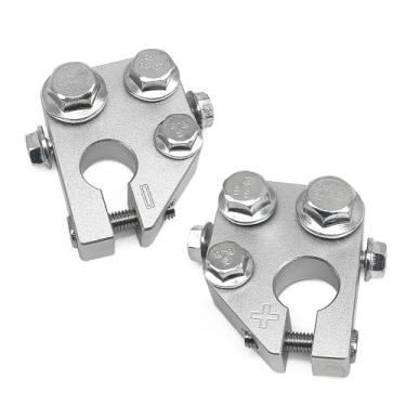 Imagem de 1 par de substituição de terminal de bateria para bloco de energia multifuncional 74098, compatível com SAE JIS 5/40.6 cm 3/20.3 cm 1/10.2 cm Poste superior da bateria