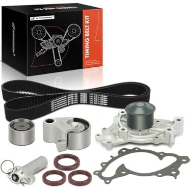 Imagem de A-Premium Kit De Correia Dentada Motor + Bomba D'Água Com Tensor Compatível Toyota Camry 94-01, Sienna 98-03, Avalon 95-04, Solara 99-03 E Lexus Es300 Rx300