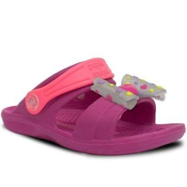 Imagem de Sandália Pópidi Papete Infantil Babuche Laço Feminina-Feminino