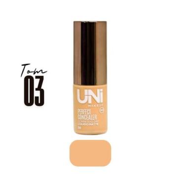 Imagem de Corretivo Liquido Facial Cremoso Matte 24 horas A prova dágua 8ml UNIm