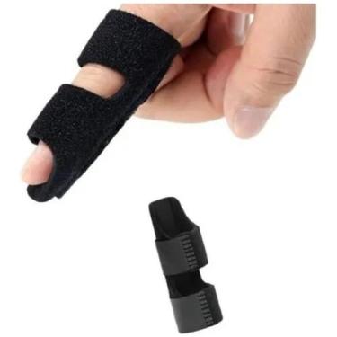 Imagem de Tala para dedo com gatilho  imobilizador com splint ajustável e acolch