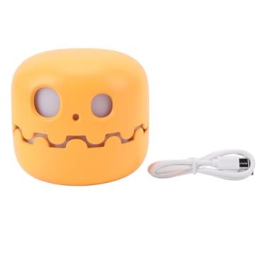 Imagem de Pumpkin Night Light sem fio Lâmpada recarregável LED Decoração de cabeceira Decoração de feriado ABS material quente 280g