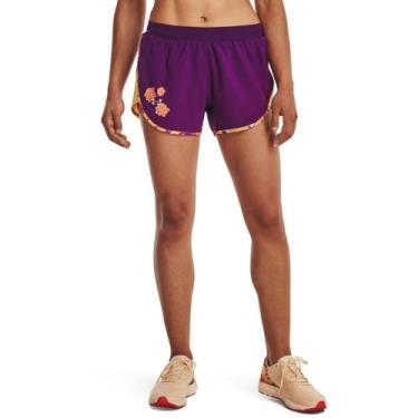 Imagem de Shorts de Corrida Feminino Under Armour Fly By Elite Day Of The Dead, 
