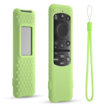 Imagem de DUOLAXMENG Capa de silicone para controle remoto Samsung TM2560E, compatível com controle remoto Neo QLED Smart TV 2025 BN59-01432A BN59-01432J BN59-01455A (verde claro)