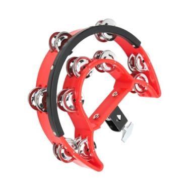 Imagem de YIJU Oi chapéu de pandeiro de pandeiro, sino de mão, chocolate para acessórios de percussão Rhythm Binithm Tambourine for KTV