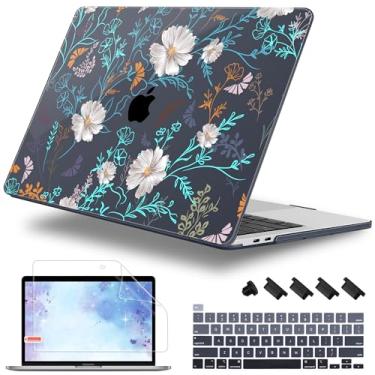 Imagem de Lepeoac Capa para MacBook Pro de 16 polegadas, versão 2019 2020, modelo A2141, capa rígida de plástico com capa de teclado e protetor de tela para MacBook Pro de 16 polegadas com Touch Bar e Touch ID