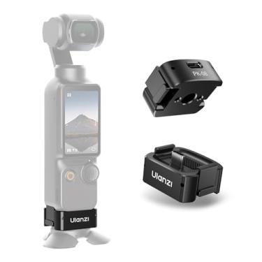 Imagem de ULANZI Base adaptador de carregamento PK-11 Pocket 3 para DJI Osmo Pocket 3, porta de função completa tipo C com orifício de parafuso de 1/4, Compatibilidade: Osmo Pocket 3, preto