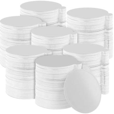 Imagem de SENJEOK 800 Peças De Mini Tabuleiro Para Bolo 3,5", Base Prateada Redonda, Pequeno Rato Papelão Cupcakes, Fatias, Guloseimas