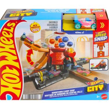 Imagem de Hot Wheels Pista City Downtown Loja de Doces JBM62 Mattel