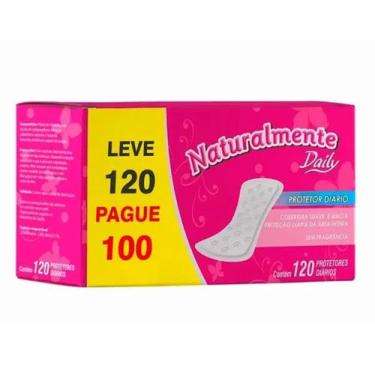 Imagem de Absorvente Naturalmente Daily Protetor Diário 120 Unidades