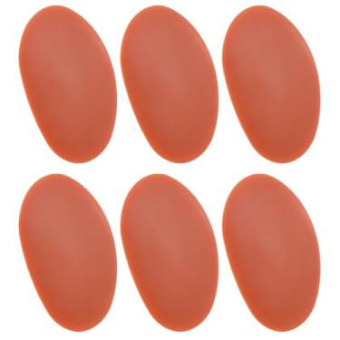 Imagem de HARFINGTON 6 peças de costelas de cerâmica 8,7 cm x 5,4 cm ferramentas de escultura de cerâmica de borracha de silicone macio para acabamento, modelagem e suavização, remoção de marcas de dedo