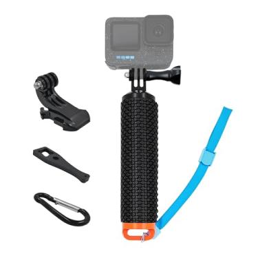 Imagem de Monopé flutuante à prova d'água adequado para GoPro Hero 13/12/11/10/9/8/7/6/5/4/3+/Session, acessório de montagem de alça de câmera de ação para mergulho subaquático, mergulho e esportes aquáticos,