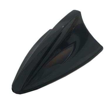 Imagem de Antena Shark Decorativa Tubarão Preta Teto Automotiva Universal - PCFI