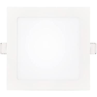 Imagem de Kian - Luminária Led Painel/Plafon Slim Quadrada Embutir 18W 3.000K Branca Quente Bivolt