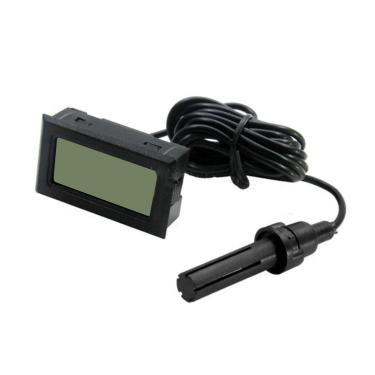 Imagem de Termômetro de Higrômetro Digital, LCD Exibir Sonda de Luz de Fundo, Medidor de Umidade de Temperatura para Ambientes Internos, Com Concha ABS, Faixa de Umidade de 10% a 99%,