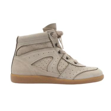 Imagem de Tênis Camurça Cano Médio Amarração Lançamento Arezzo Tamanho:37;Cor:-Feminino