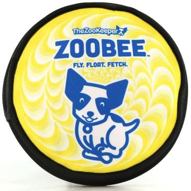 Imagem de Brinquedo para cães ZooBee Flying Disc – Cores amigáveis à visão canina – Frisbee macio e durável para brincar ao ar livre, busca na água e diversão na piscina – seguro para os dentes – brinquedo